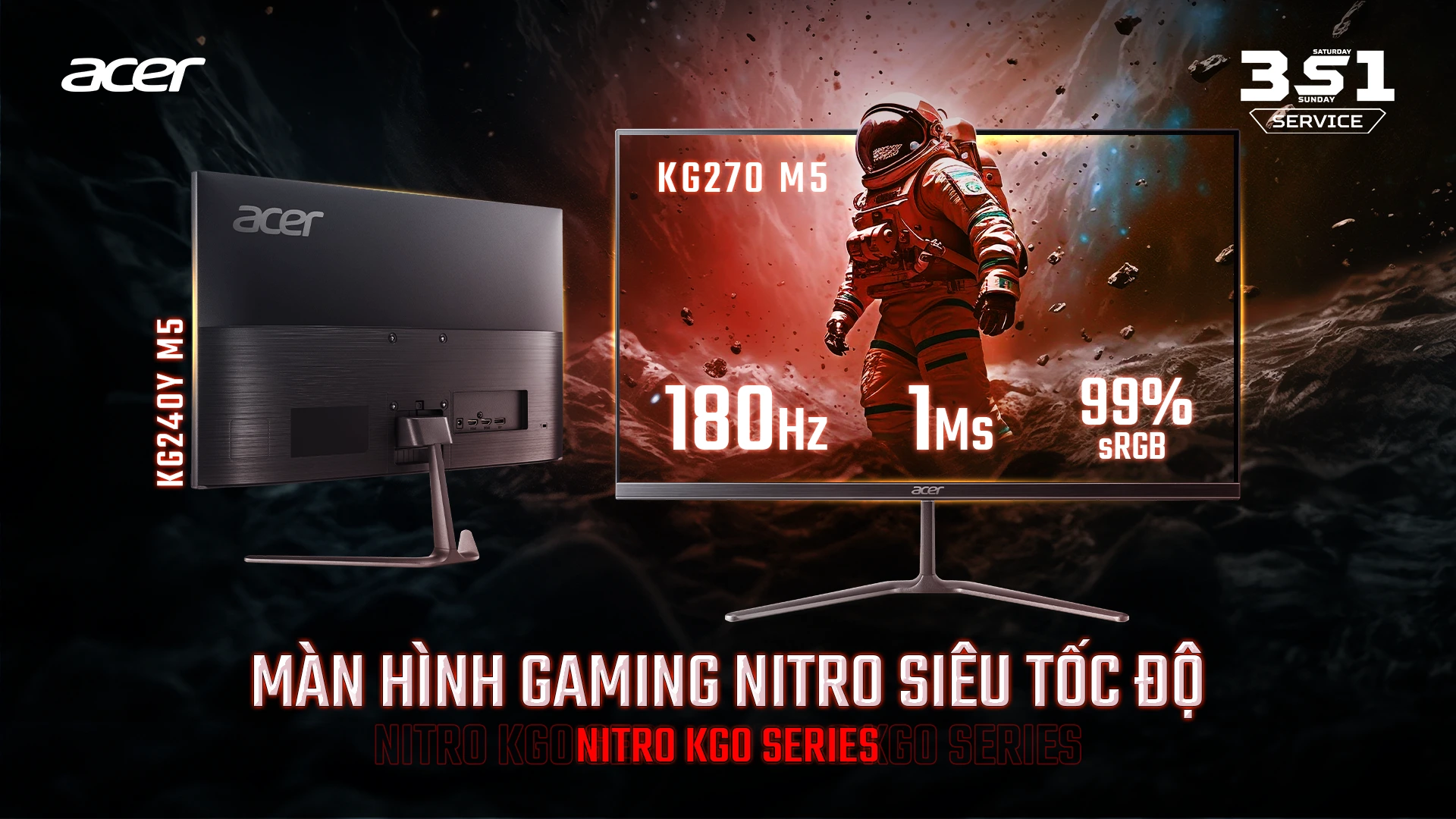 Acer Gaming Nitro KG0 Series - KG240Y M5 & KG270 M5 - 1920x1080